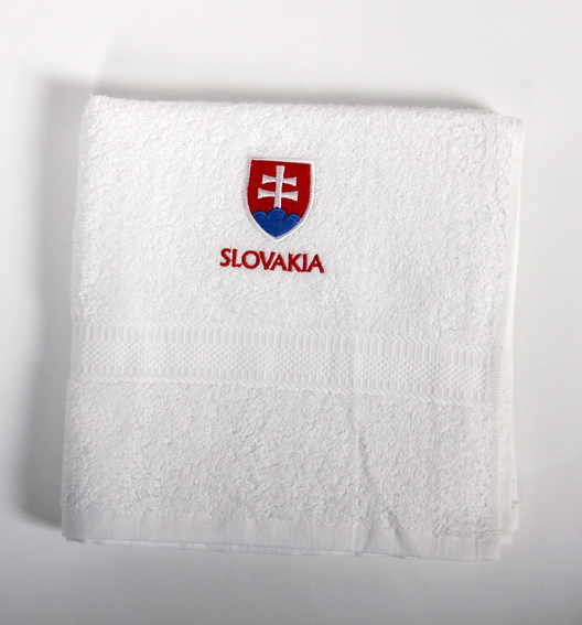 uterák 231i - červený, slovenský znak, vyšívaný