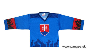 Detský hokejový dres reprezentačný, modrý - veľk.98