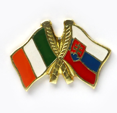 odznak dvojvlajka - Irsko Slovensko