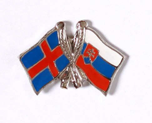 odznak dvojvlajka - Island Slovensko