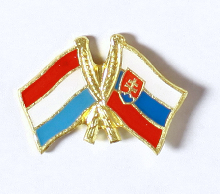 odznak dvojvlajka - Luxembursko Slovensko