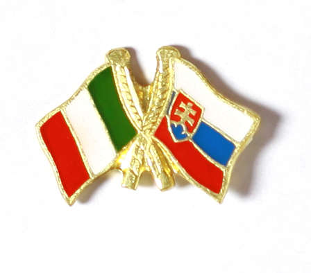 odznak dvojvlajka - Taliansko Slovensko