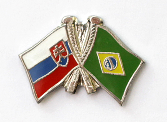 odznak dvojvlajka - Brazília Slovensko