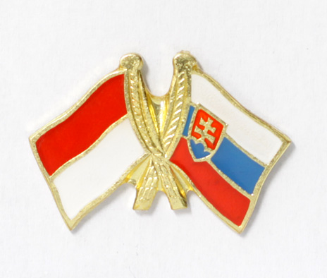 odznak dvojvlajka - Monaco Slovensko