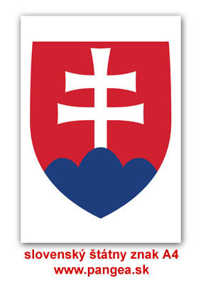 Slovenský štátny znak A4 - papierový