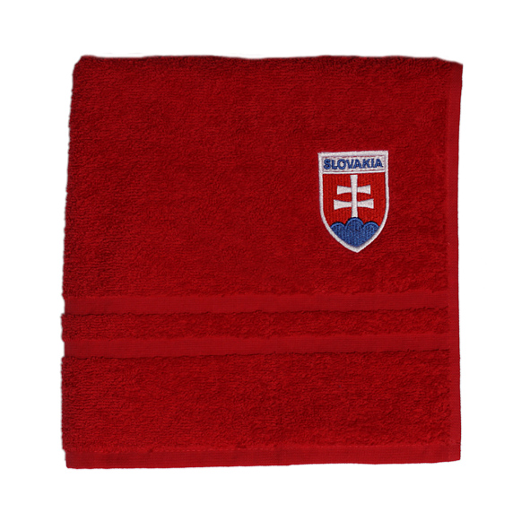 uterák 231i - červený, slovenský znak, vyšívaný