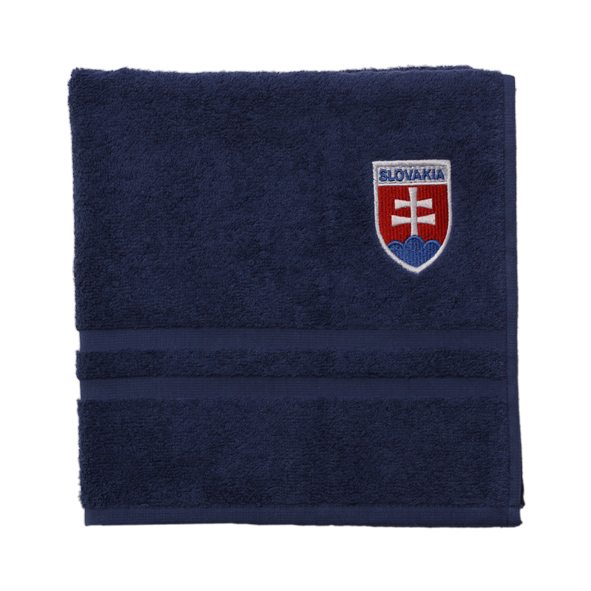 uterák 231j - tmavomodrý, slovenský znak, vyšívaný