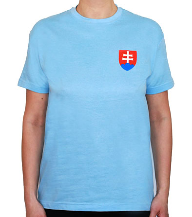 Tričko Repre - slovenský znak, nebeská modrá - XXL