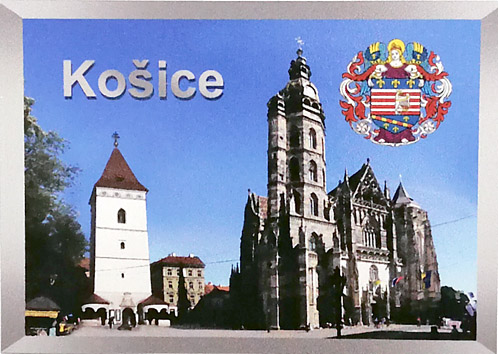 Magnetka Košice - Hlavné nám. 8,5x6cm č.709a