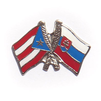 odznak dvojvlajka - Portoriko Slovensko
