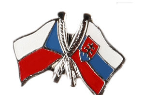 odznak dvojvlajka - Česko Slovensko