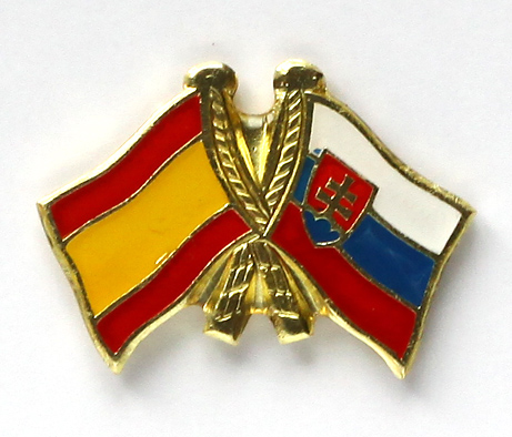 odznak dvojvlajka - Španielsko Slovensko