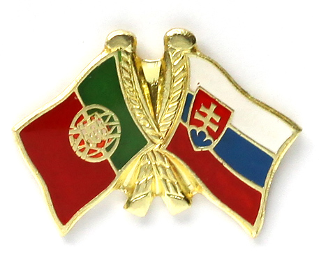 odznak dvojvlajka - Portugalsko Slovensko