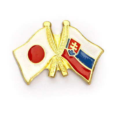 odznak dvojvlajka - Japonsko Slovensko