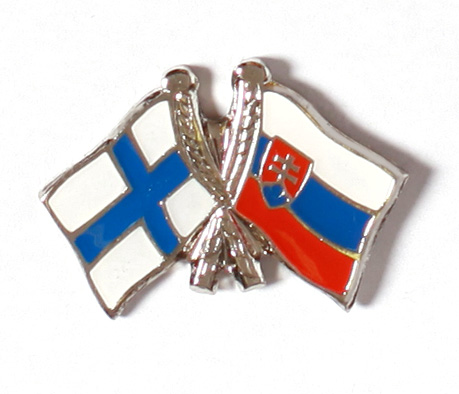 odznak dvojvlajka - Fínsko Slovensko