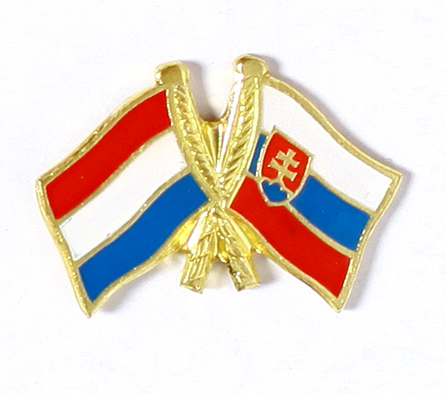 odznak dvojvlajka - Holandsko Slovensko