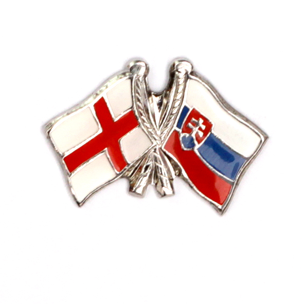 odznak dvojvlajka - Anglicko Slovensko