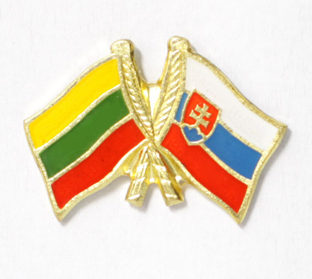 odznak dvojvlajka - Litva Slovensko