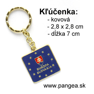 prívesok / kľúčenka 865 (kov) - Európa Slovakia