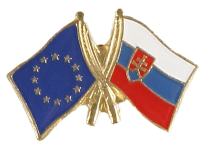 odznak dvojvlajka - EU Slovensko
