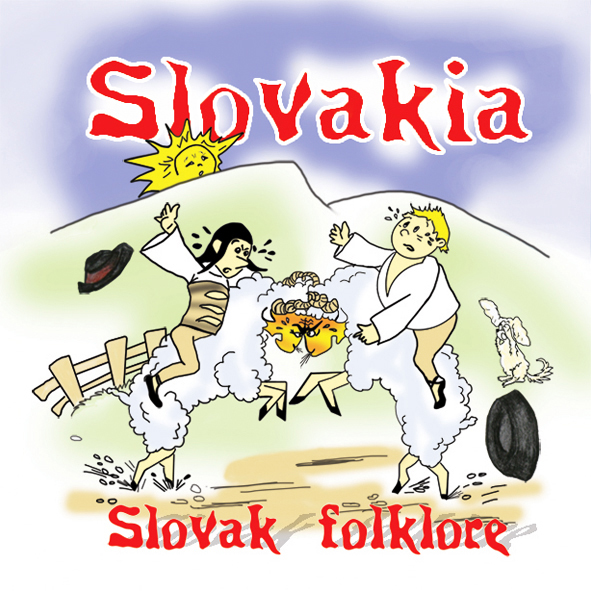 samolepka Slovak folklore 5x5cm č.227d