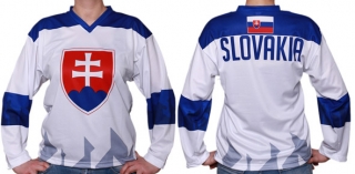 Slovakia hokejový dres reprezentačný, biely - L