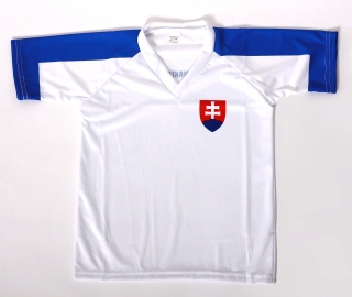 Reprezentačný futbalový dres pre dospelých, biely - M