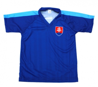 Futbalový reprezentačný  dres Slovensko - modrý - L