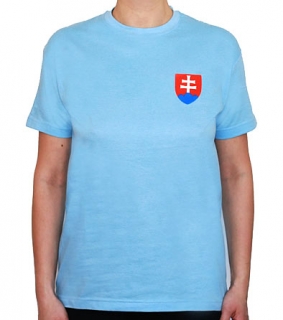 Tričko Repre - slovenský znak, nebeská modrá - L