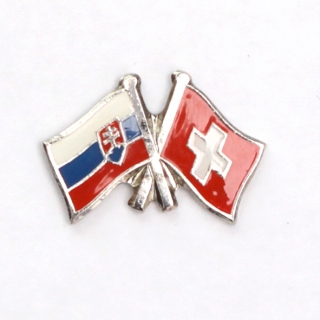 odznak dvojvlajka - Švajčiarsko Slovensko