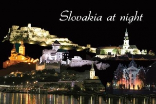 magnetka Slovakia nočná 6 x 9 cm č.700