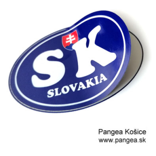 samolepka na auto Slovakia č.235c