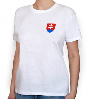Tričko Repre - slovenský znak, biele - M