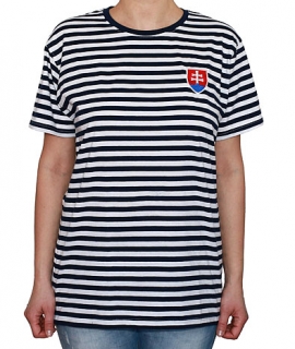 Námornícke tričko, vyšitý slovenský znak - M