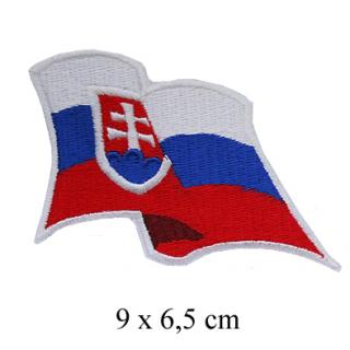 Nášivka 166 - slovenská vlajka vlajúca
