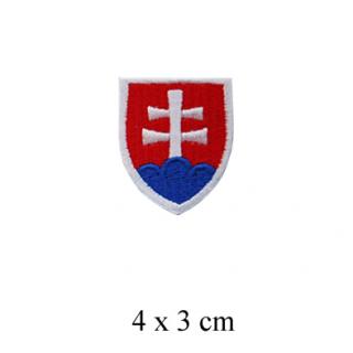 Príšivka 168 - (nášivka) slovenský znak malý (4 x 3cm)