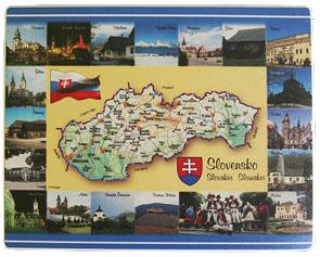 Podložka pod myš Slovakia - mapa Slovenska