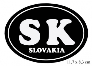 samolepka na auto Slovakia č.235a