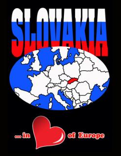 magnetka Slovakia a Europa 8,5x11cm č.719