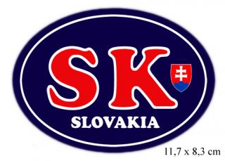 samolepka na auto Slovakia č.235b