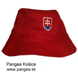 Klobúk červený (153), slovenský znak, výšívaný