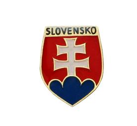 Odznak Slovensko 845a slovenský znak, kovový, zlatý