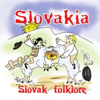 magnetka 5x5cm - Slovak folkore č.722b