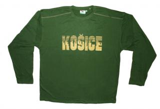 tričko zlaté Košice - piesková farba - S